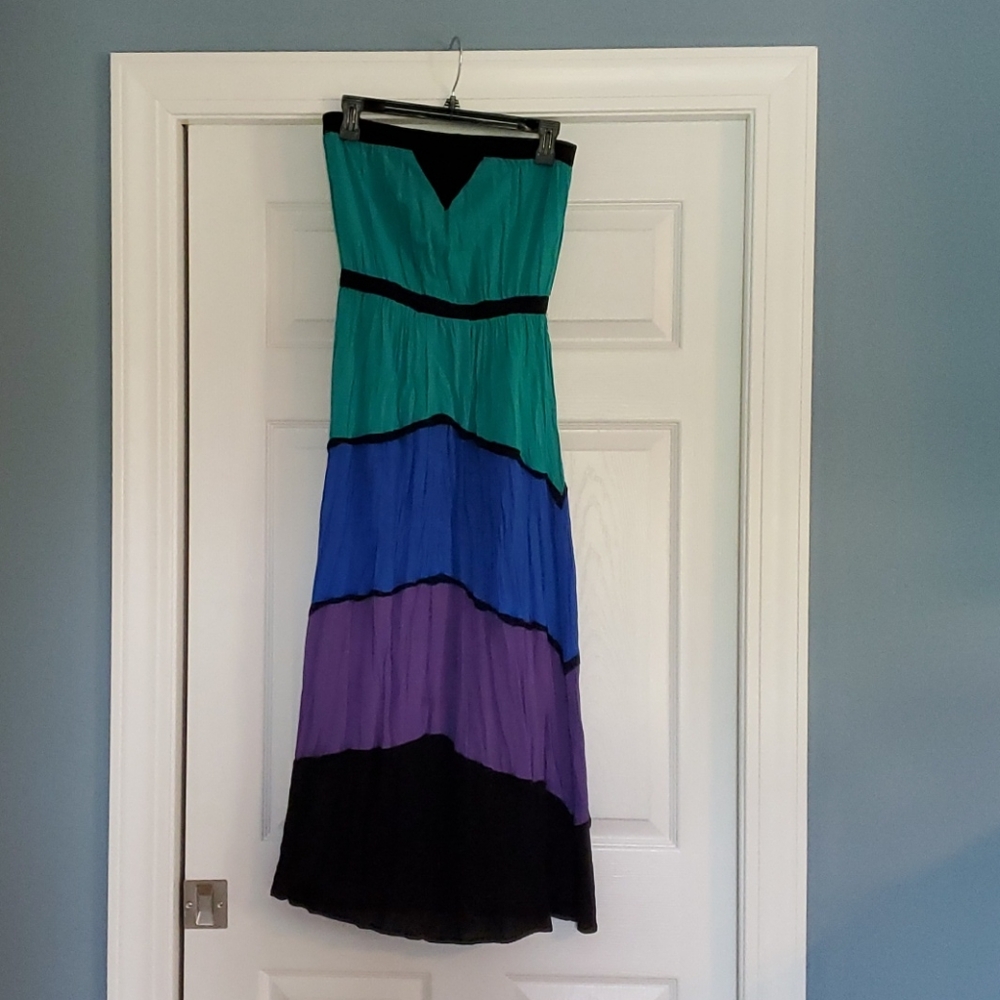 Modcloth Strapless Maxi Dress